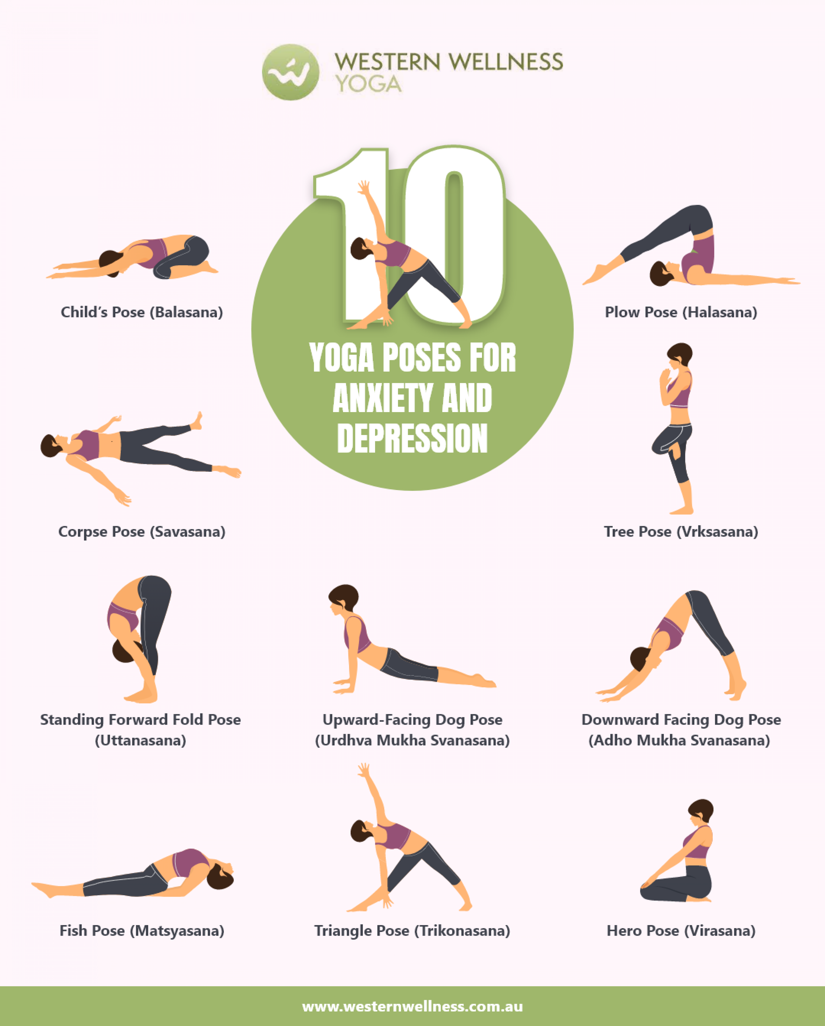 10 yoga poses for anxiety and depression